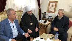 Shostatsky discusses OCU activities in Cyprus with Archbishop Chrysostomos
