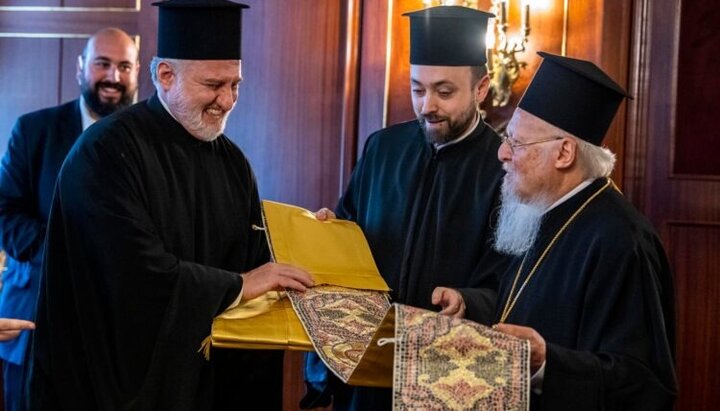 Патриарх Варфоломей и архиепископ Элпидофор. Фото: monasteries.org.ua