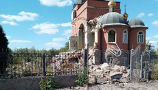 У Темирівці через обстріли постраждав храм УПЦ на честь мученика Олександра