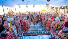 Предстоятель УПЦ возглавил в Дермани чин прославления святителя Иерофея