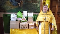 В Житомирской епархии передали территориальной обороне груз с продуктами