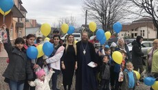 У Мукачівській єпархії клірики УПЦ привезли гумдопомогу дітям-сиротам