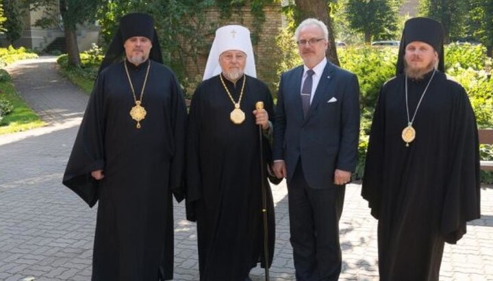 Иерархи Латвийской Православной Церкви встретились с президентом страны. Фото: bb.lv