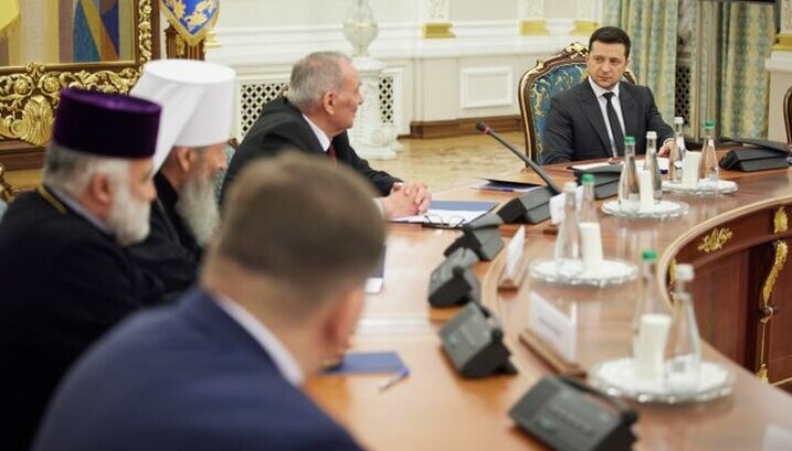 Встреча Зеленского со Всеукраинским Советом Церквей. Фото: president.gov.ua