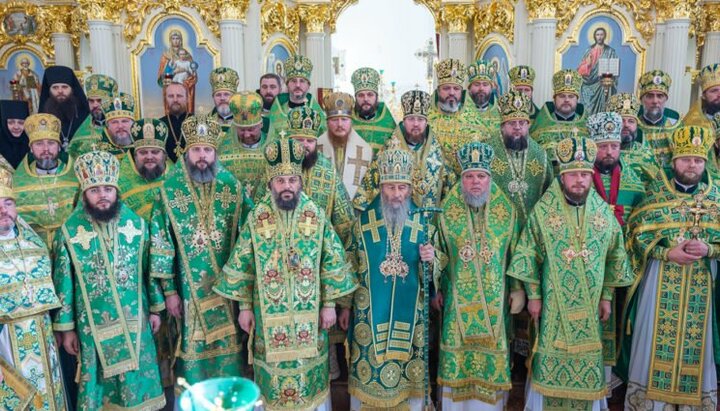 Предстоятель УПЦ освятив храм преподобного Сергія Радонезького в Києві