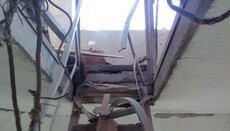 В Оріхові через обстріл постраждав Покровський храм УПЦ