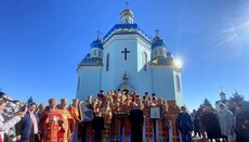 Крестный ход с мощами святых воинов провели в трех епархиях УПЦ