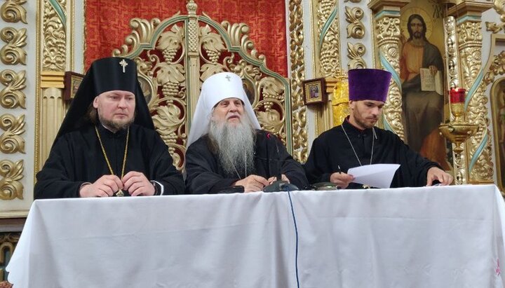 В Тульчине духовенство епархии поддержало правящего архиерея владыку Ионафана. Фото: tulchin-eparchia.org.ua
