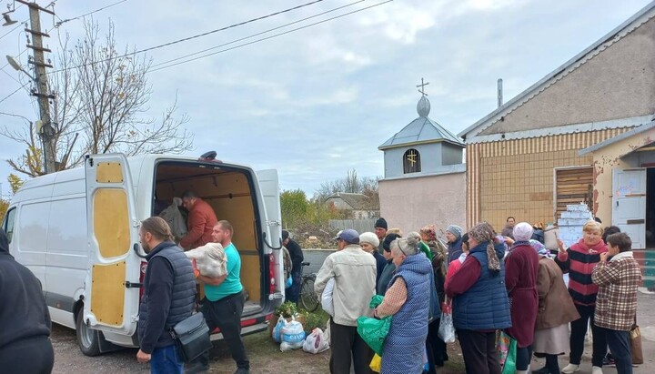 Помощь от Ровенской епархии УПЦ. Фото: rivne.church.ua