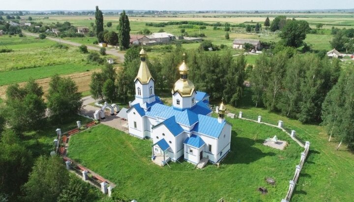 Храм в Гильче. Фото: Facebook Николаевской общины села Гильча
