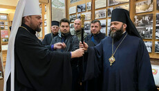 Драбинко и экзарх Фанара открыли выставку памяти Митрополита Владимира