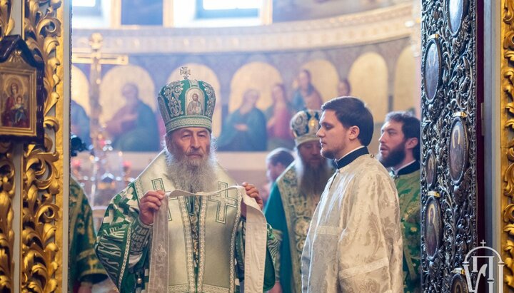 У день Собору святих КДА Блаженніший очолив літургію у київській Лаврі