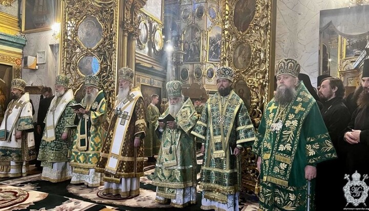 Соборное богослужение в день памяти преподобного Иова в Почаевской лавре. Фото: пресс-служба Житомирской епархии