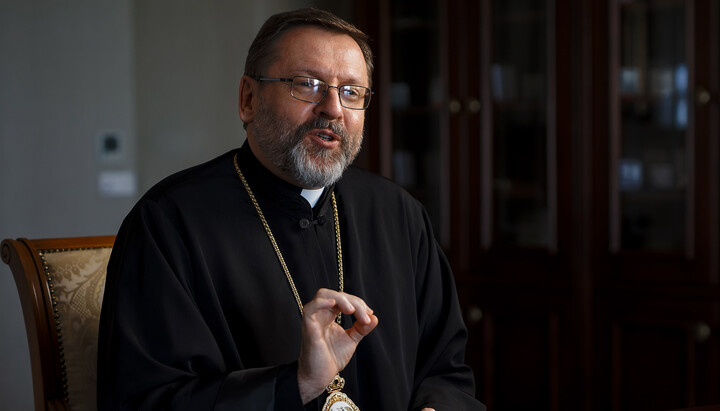 The head of the Ukrainian Greek Catholic Church, Sviatoslav Shevchuk. Photo: pravda.com.ua