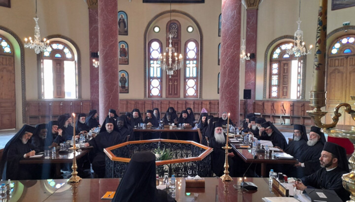 Засідання Священного Синоду Олександрійської Церкви. Фото: romfea.gr