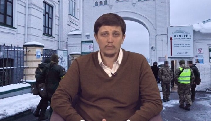 Протоиерей Никита Чекман. Фото: скриншот видео канала «Перший Козацький».