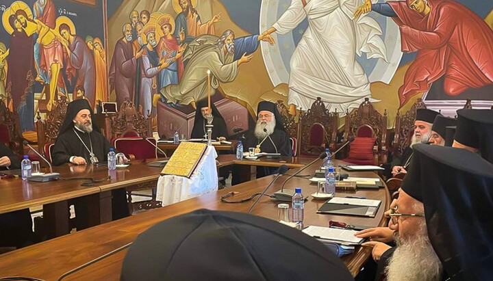 Засідання Синоду Кіпрської Церкви. Фото: romfea.gr