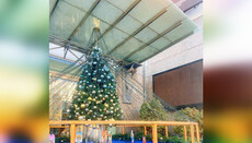 На Рождественских елках Киева устанавливают тризубы