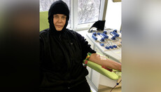 В Одессе монахини УПЦ сдали кровь для военнослужащих