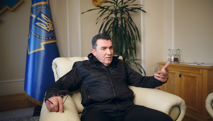 Επικεφαλής του Συμβουλίου Εθνικής Ασφάλειας και Άμυνας Ντανίλοφ. Φωτογραφία: ukr.net
