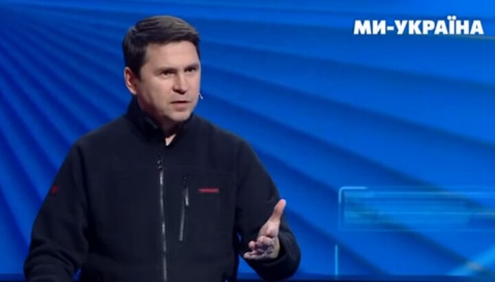 Mykhaylo Podoliak. Photo: screenshot of the youtube channel 