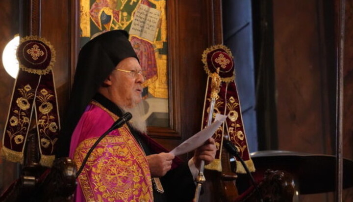Патріарх Варфоломій. Фото: Ecumenical Patriarchate