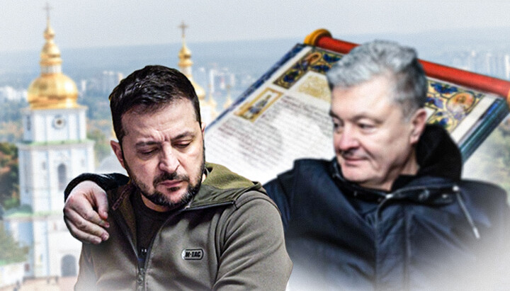 Zelensky is going Poroshenko's way in the church issue. Photo: UOJ