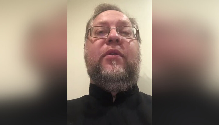 Archpriest Tarasiy Petruniak, Dean of Spanish and Portuguese Metropolis of the Patriarchate of Constantinople. Photo: video screenshot in the UOJ Telegram channel