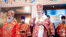 Предстоятель УПЦ очолив престольне свято у Варваринському храмі Києва