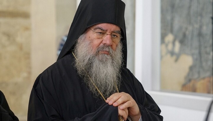 Metropolitan Athanasios of Limassol is in the lead after the first round of elections. Photo: romfea.gr