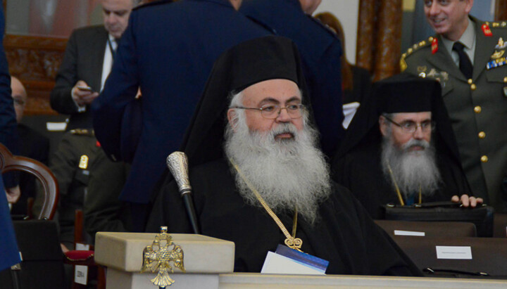 Αρχιεπίσκοπος Κύπρου Γεώργιος. Φωτογραφία: romfea.gr