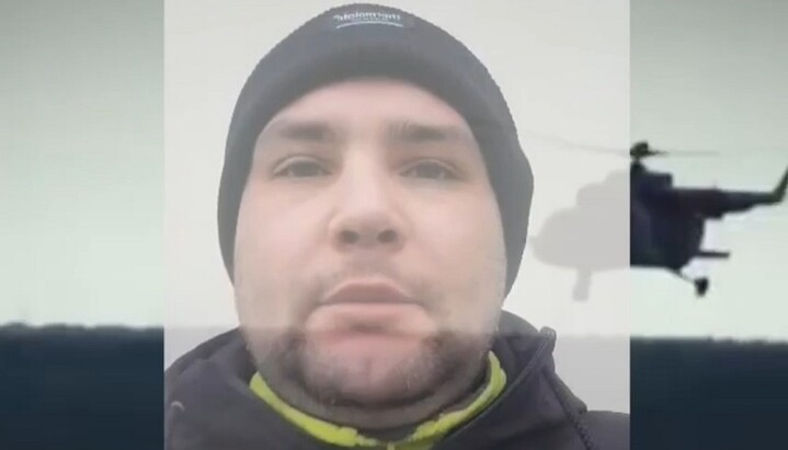 ATO veteran Igor Gorokh. Photo: video screenshot t.me/MDefenders