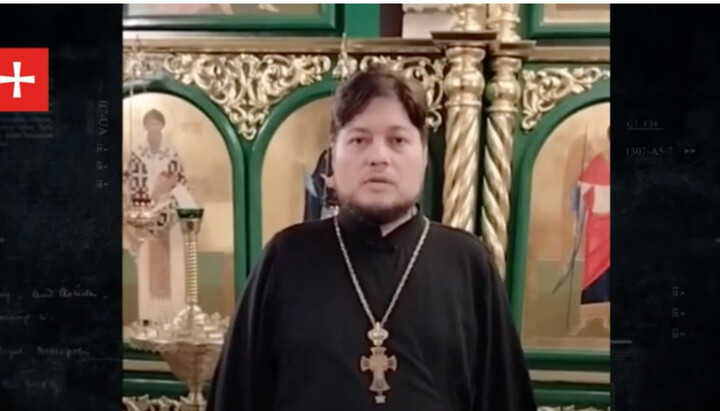 Archpriest Mykola Pozdniakov. Photo: a screenshot from Youtube.com