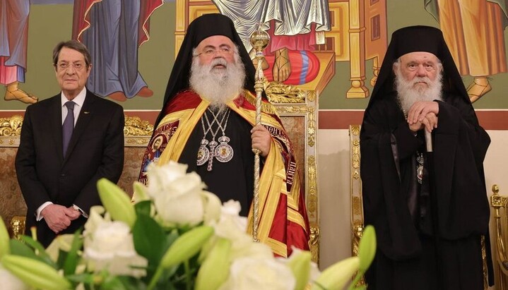The enthronement of the new primate was held in Cyprus. Photo: Romfea