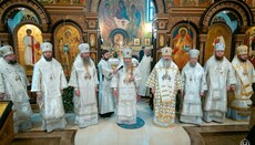 Предстоятель УПЦ очолив святкове богослужіння в Борисполі