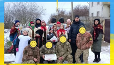 Діти з Одеської єпархії УПЦ передали ЗСУ зібрані з колядок гроші