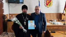 Священник УПЦ отримав вдячність за піклування про солдатів