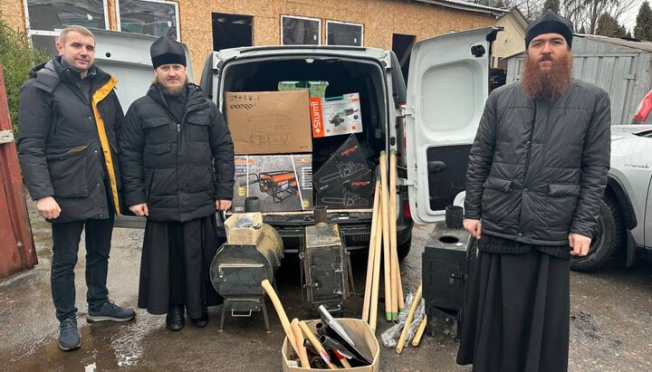 The Volyn eparchy of the UOC has sent humanitarian aid to the front. Photo: pravoslavna.volyn.ua