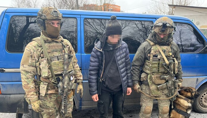 Задержанный в Тернопольской области российский агент не имеет отношения к Почаевской лавре. Фото: gp.gov.ua