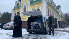 Полтавская епархия УПЦ передала помощь Святогорской лавре
