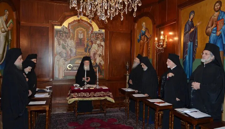 Ιερά Σύνοδος του Πατριαρχείου Κωνσταντινουπόλεως. Φωτογραφία: orthodoxie.com