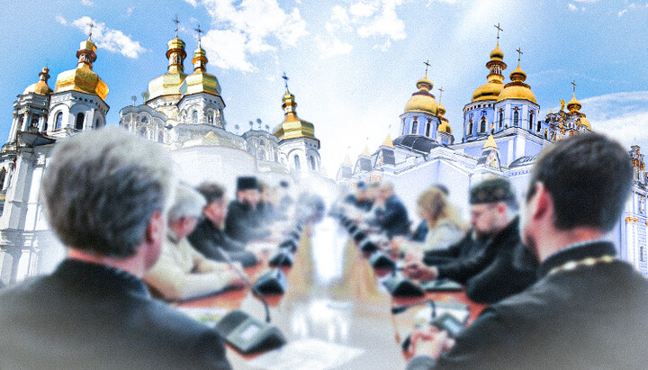 «Συνάντηση διαλόγου» πραγματοποιήθηκε στην Αγία Σοφία του Κιέβου. Φωτογραφία: ΕΟΔ