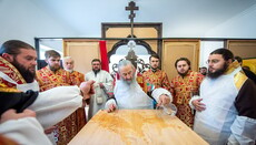 PF Onufrie a sfințit un paraclis în biserica Maicii Domnului din Kiev