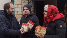 Волонтеры УПЦ передали гуманитарную помощь в Северск и Краматорск