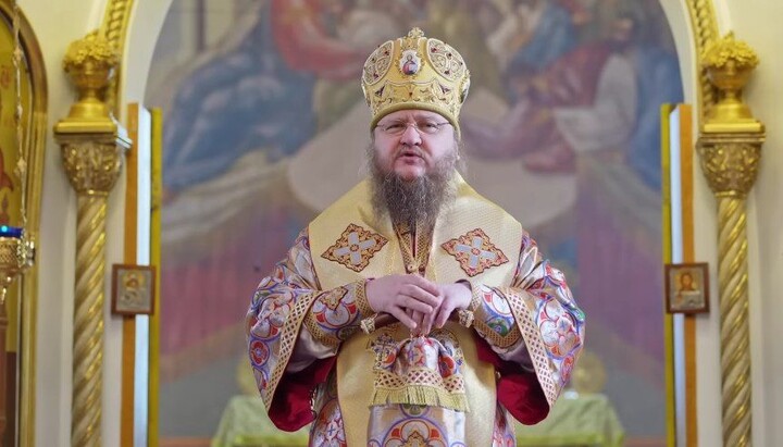 Metropolitan Theodosy of Cherkasy. Photo: Screenshot from the Cherkasky Blagovisnyk YouTube channel