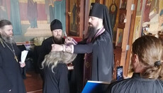 В Ильинском монастыре УПЦ на Луганщине совершили второй за неделю постриг