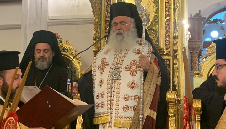Предстоятель Кіпрської Православної Церкви архієпископ Георгій. Фото: gorthodox.com