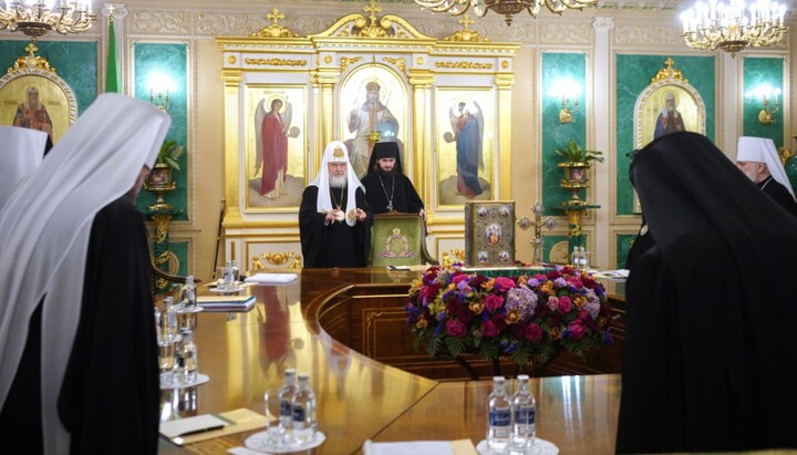 Засідання Синоду РПЦ. Фото: patriarchia.ru