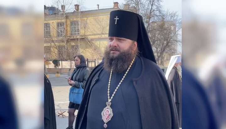 Архієпископ Пимен. Фото: скріншот з трансляції УПЦ