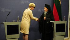 Ο Βαρθολομαίος μίλησε για τα οφέλη της συνεργασίας με τις αρχές της Λιθουανίας